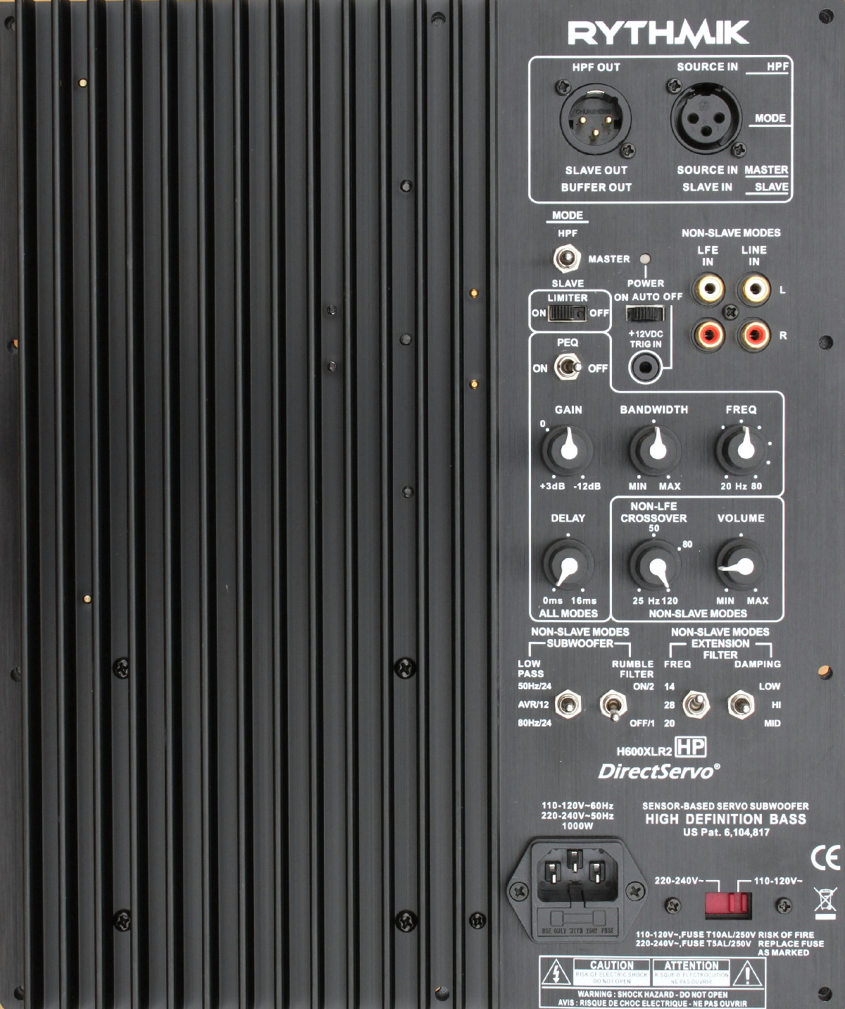 Rythmik Audio Subwoofer plate amplifiers